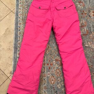 Bright Pink Snow Pants